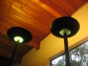 check it out... the converted one (left) is far brighter than the original, and uses far less power!